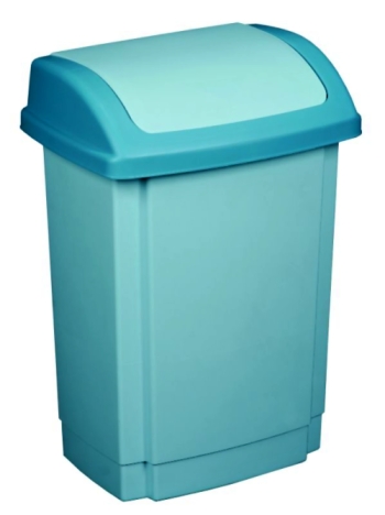 Odpad koš UH-PP 50 l. PLAST TEAM 2D výklopné víko